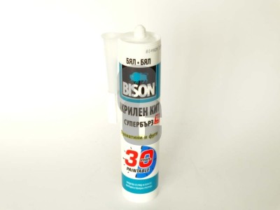 Акрилен кит Бизон - БЯЛ